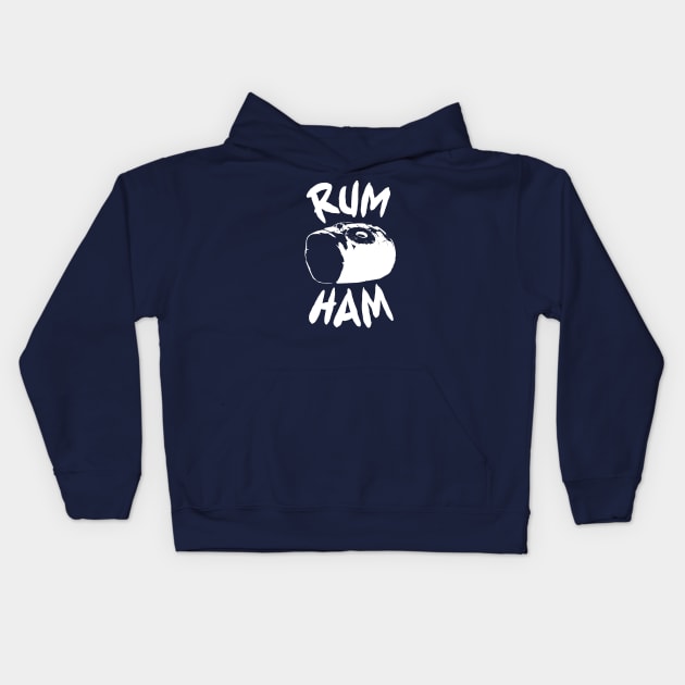 RUM HAM Kids Hoodie by tvshirts